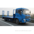 Low flat bed cargo truck